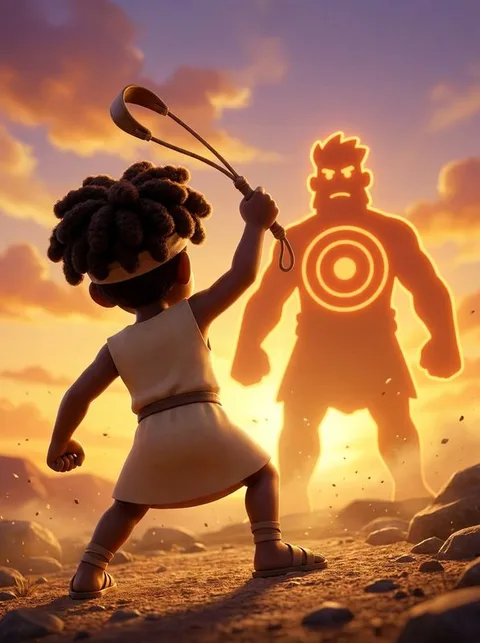 David’s Aim — Kingdomland Bible game