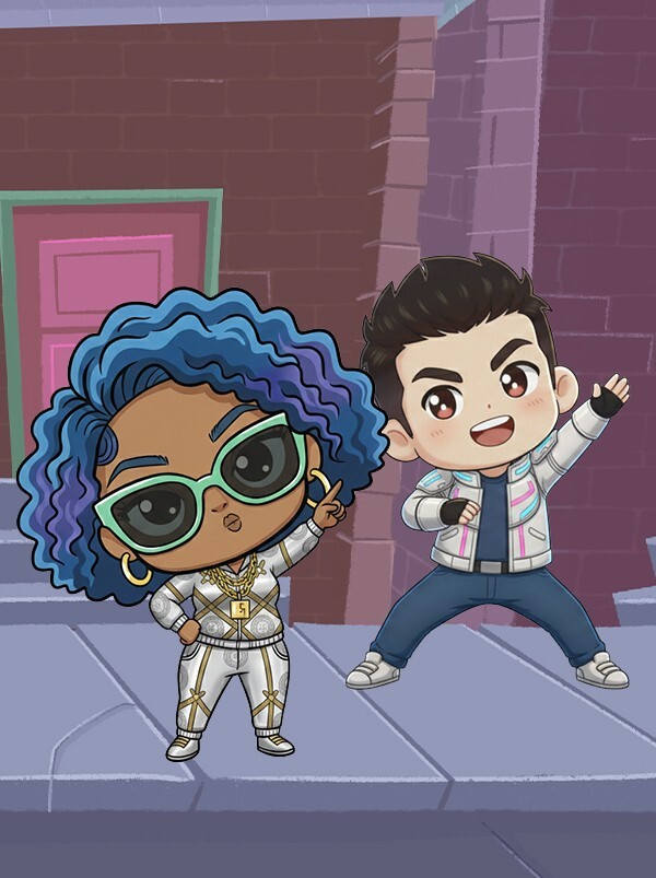 Pastor Mike and a friend dancing — Hip Hop Homeroom